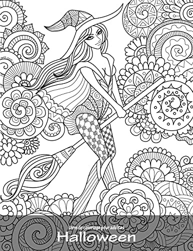 Livre de coloriage pour adultes Halloween 1 (French Edition)