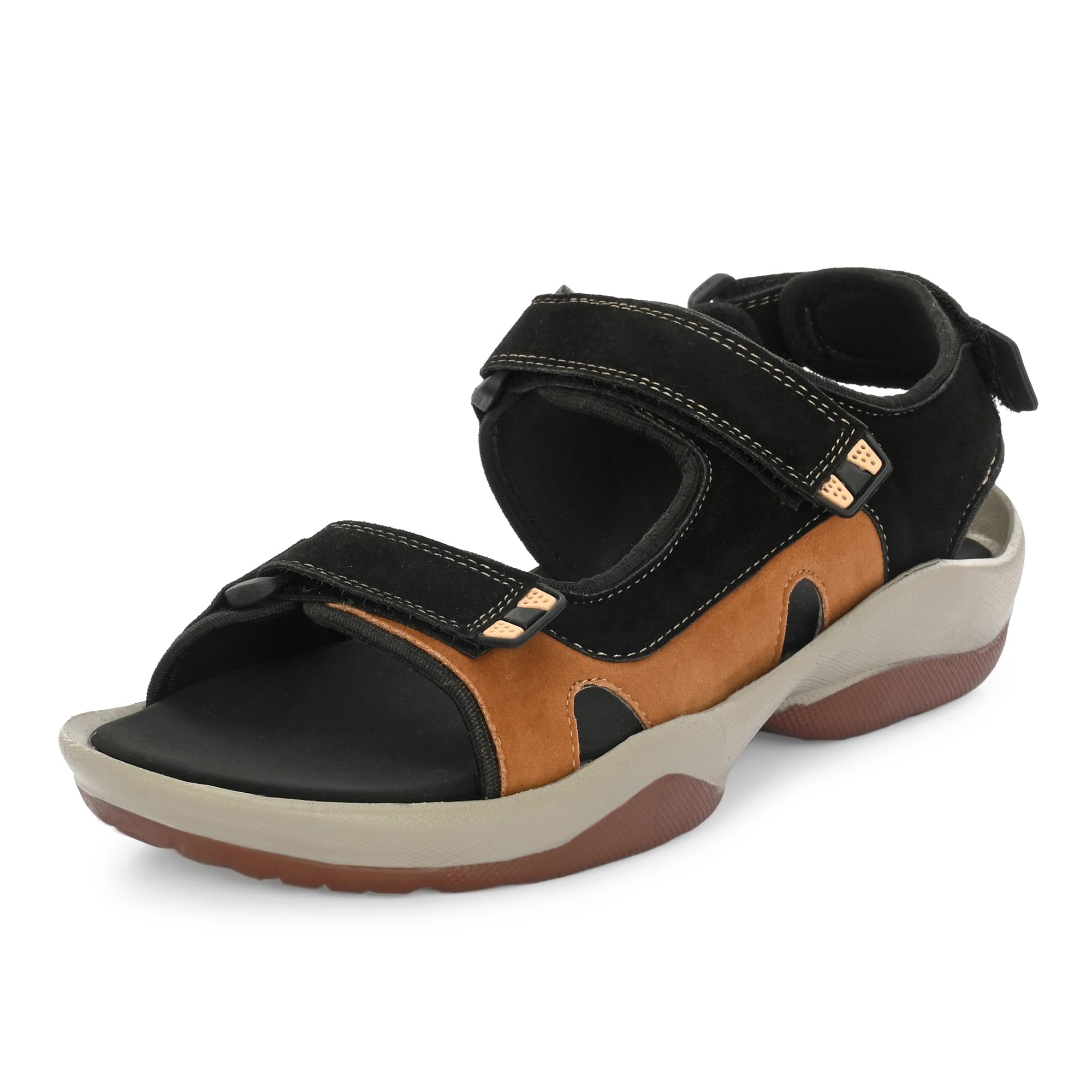 CentrinoMen's Outdoor Sandals Summer Men's Beach Anti-SKid Casual Sandals for Trekking Walking Hiking Comfortable Close Strap (3252)