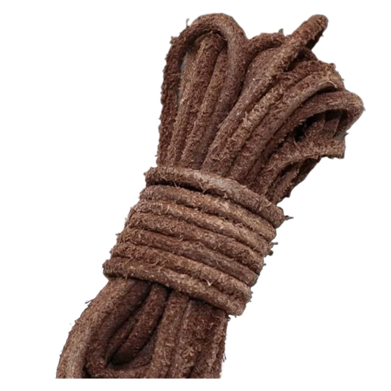 Cordón de joyería de cuero de 3mm: hilo resistente de cuero de vaca para pulseras de 5 metros