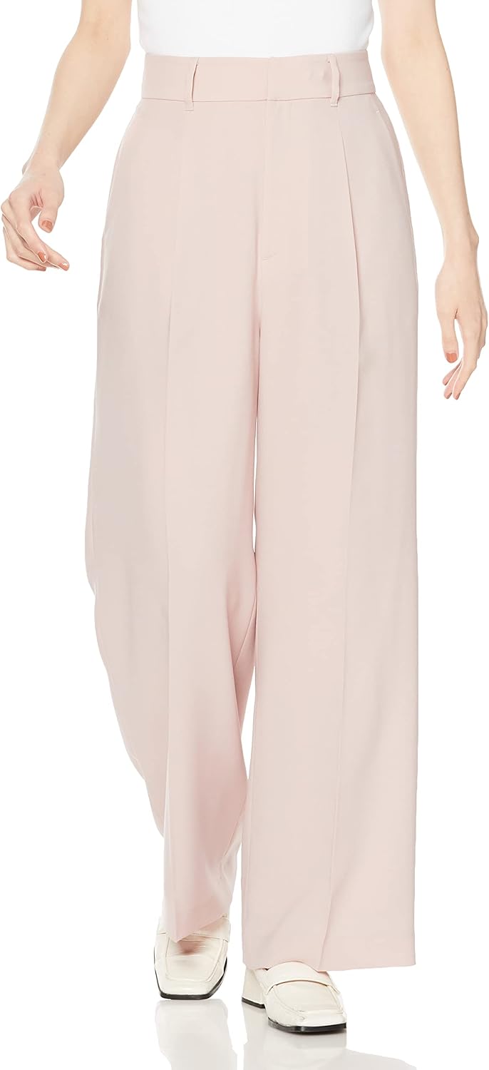 Amazon | [フレイ アイディー] ツイルワイドストレートパンツ