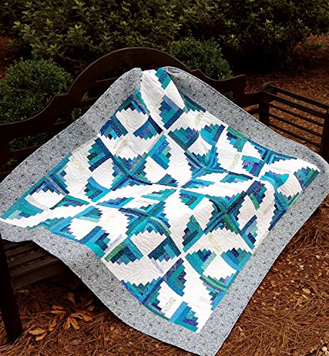 Fly Away with Me Curvy Log Cabin Quilt Pattern, by Cut Loose Press and Natural Comforts Quilting -  CLPJAW029