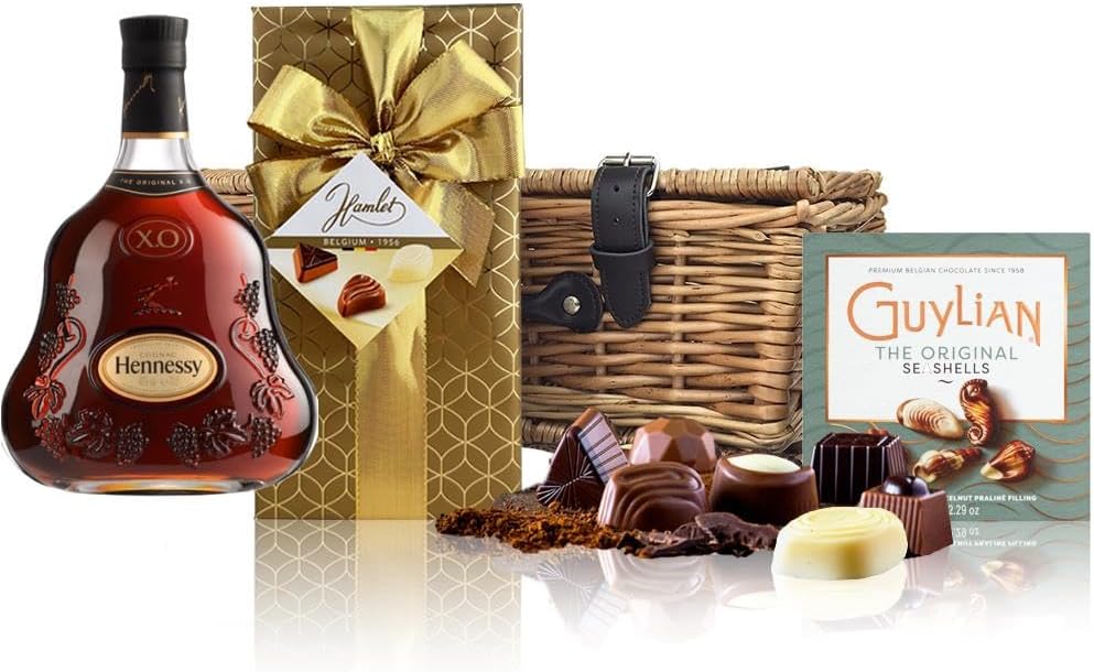 70cl X.O. Cognac 70cl and Chocolates Hamper 75cl 40% abv