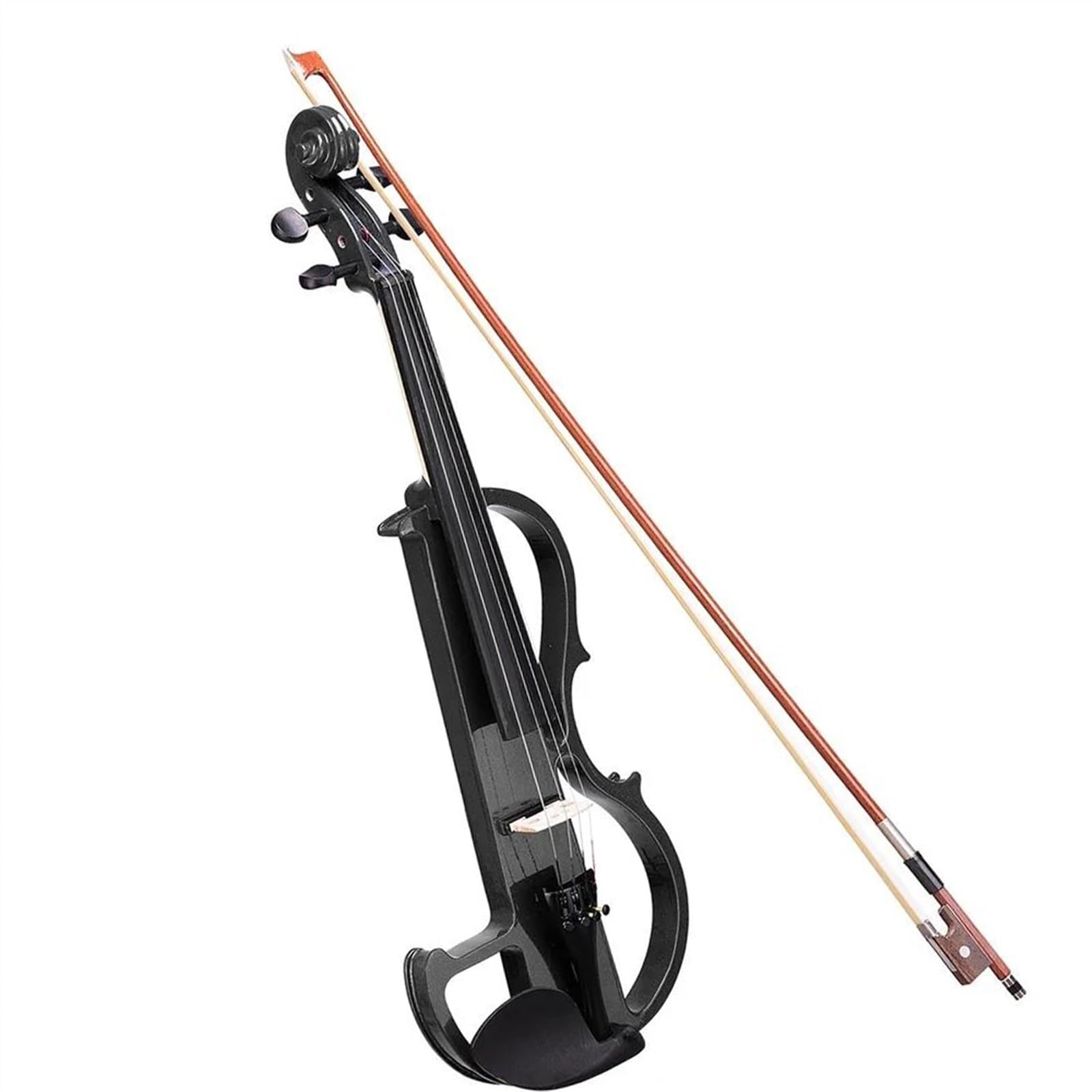 Violine Elektrische Violine In Voller Größe Massivholz Geigenklang Glatt Nicht Störend Brasilholz Bogen Steg-Kit