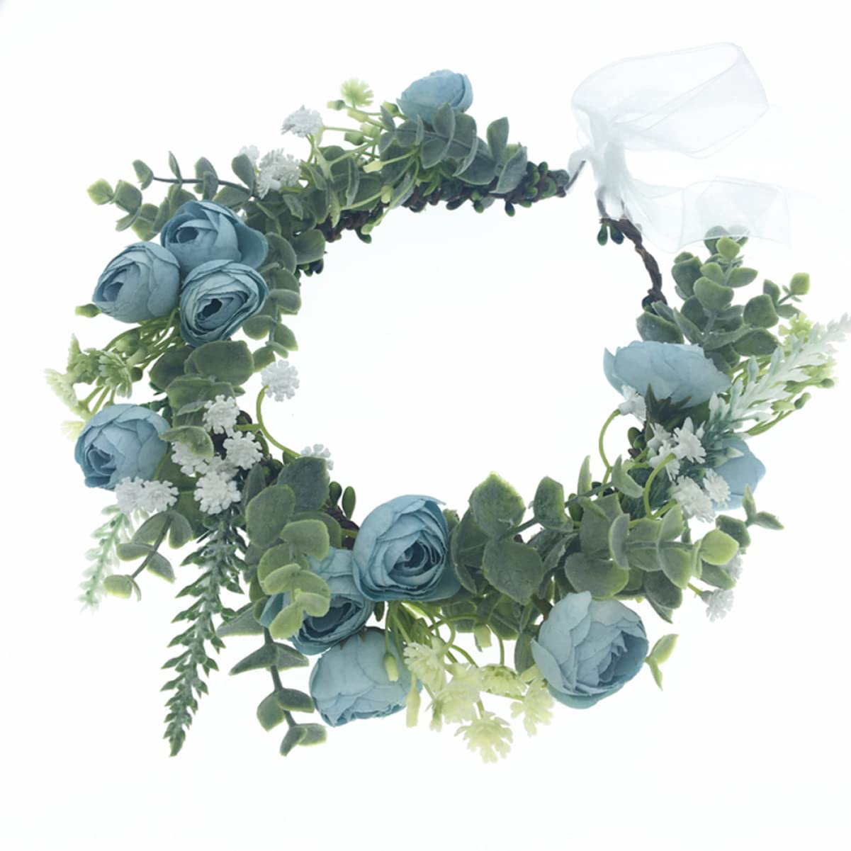 LALAFINA 3stücke Blumen Haarreif Für Braut Handgefertigter Haarschmuck Für Hochzeiten Und Feiern Leicht Und Komfortabel Für Fotoshootings Und Besondere Anlässe Blau