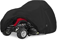 Vista 11 de Porch Shield Cubierta resistente para tractor de césped de poliéster 600D, resistente al agua, cubierta universal para cortacésped