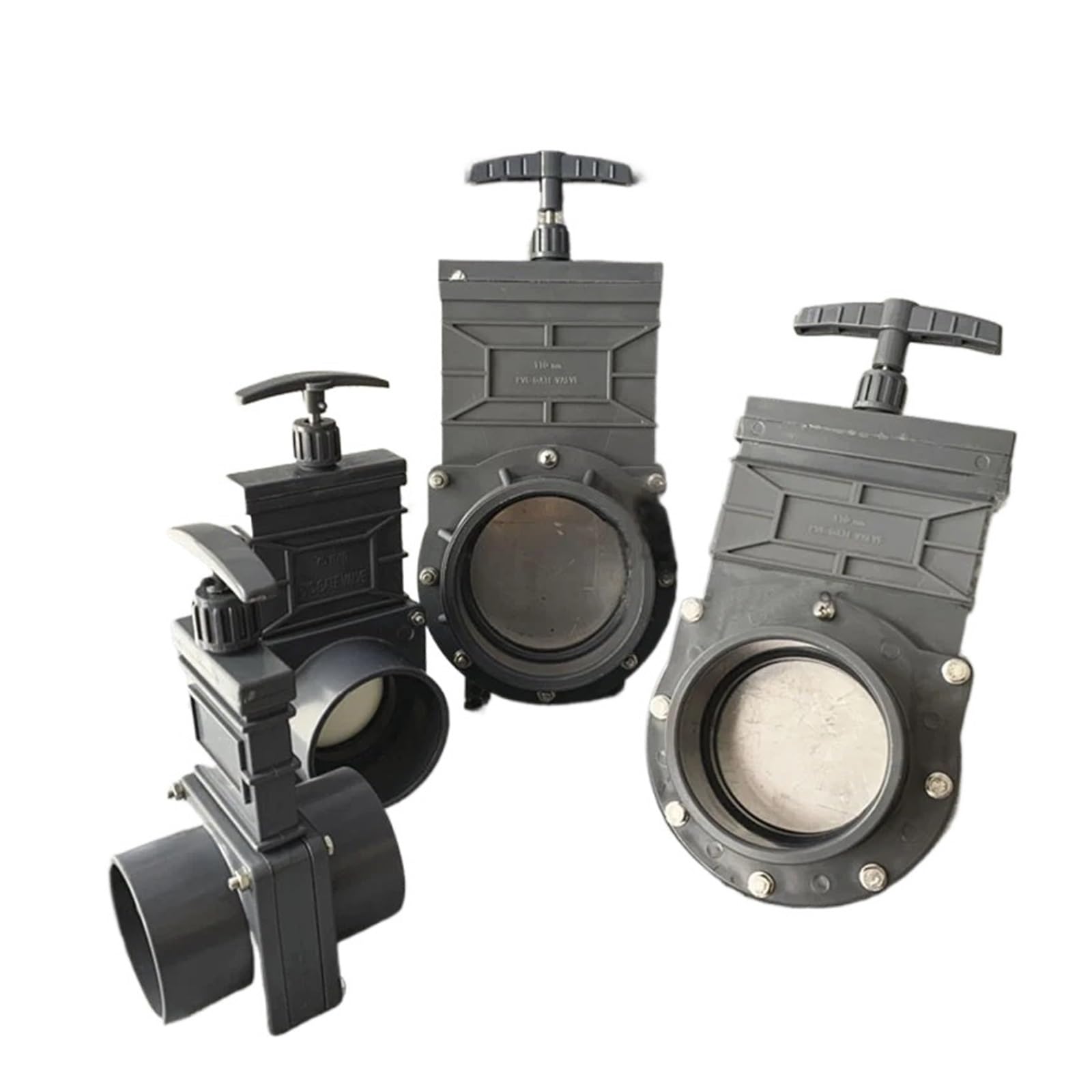 Qvctadpc Dn65-75Mm For Rv Drainage Pvc Gate Valve Plastic Push Pull Valves Sewage Gate Valve(Dn65-75Mm)