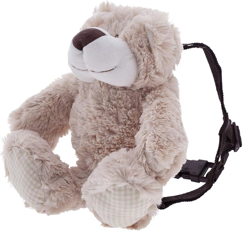 Mochila c/ Alça Guia, Zip, bege em oferta na Shopee