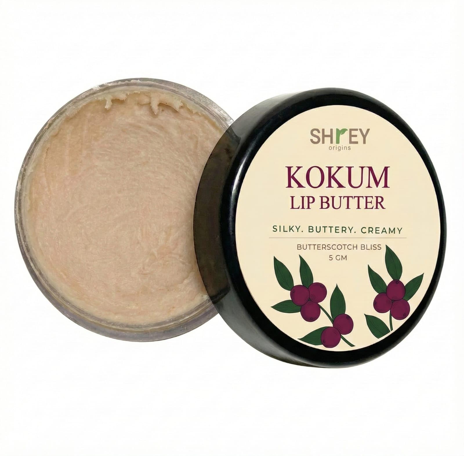 KOKUM Lip Butter with Butterscotch touch | Chemical & Cruetly FREE | Heals chapped, dry & cracked lips | Edible Kokum Butter, Soy Wax, Vit. E | Handcrafted with love | 5 g-image-22