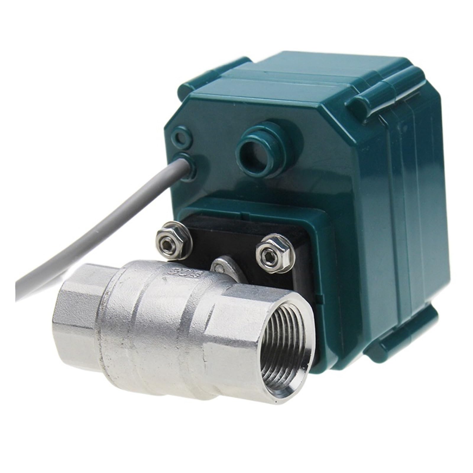 Vannes à bille Vanne À Eau DN15 DN20 DN25, Contrôleur Automatique, Synchronisation, Réglage Du Volume D'eau, Vanne À Bille En Acier Inoxydable avec positionnement précis (Color : DN20, Size : Stainl