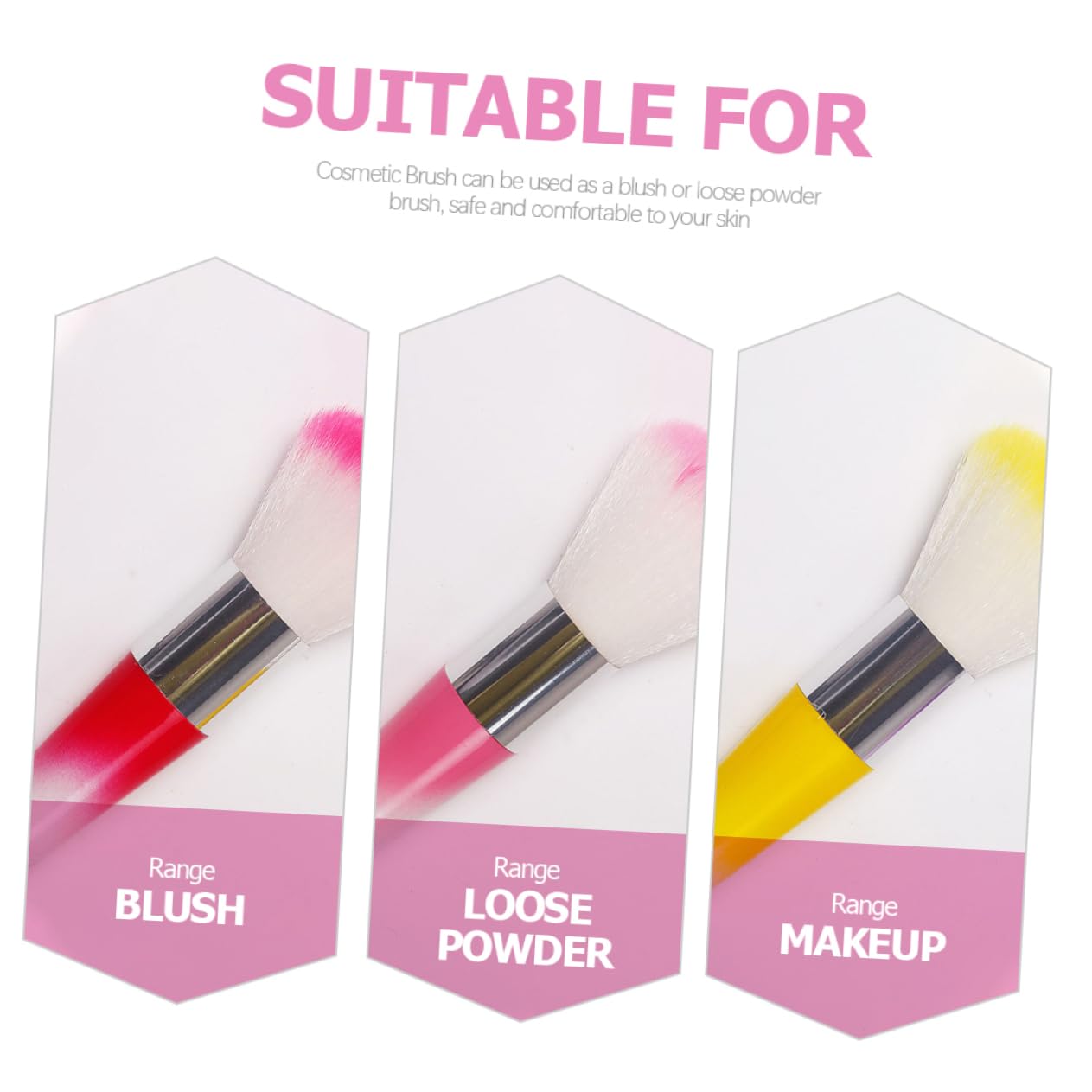 MAGICLULU 16 Pezzi Pennello Per Manicure Pennello Per Fard Per Cipria Per Trucco Multifunzione Per Trucco Portatile Per Pulizia Multifunzionale