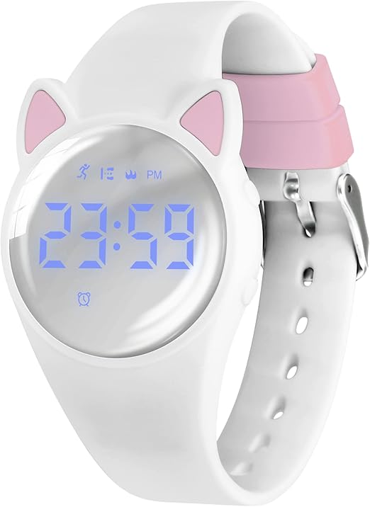 Kids Fitness Tracker Watch,Girls Digital Watch with Alarm/Stopwatch