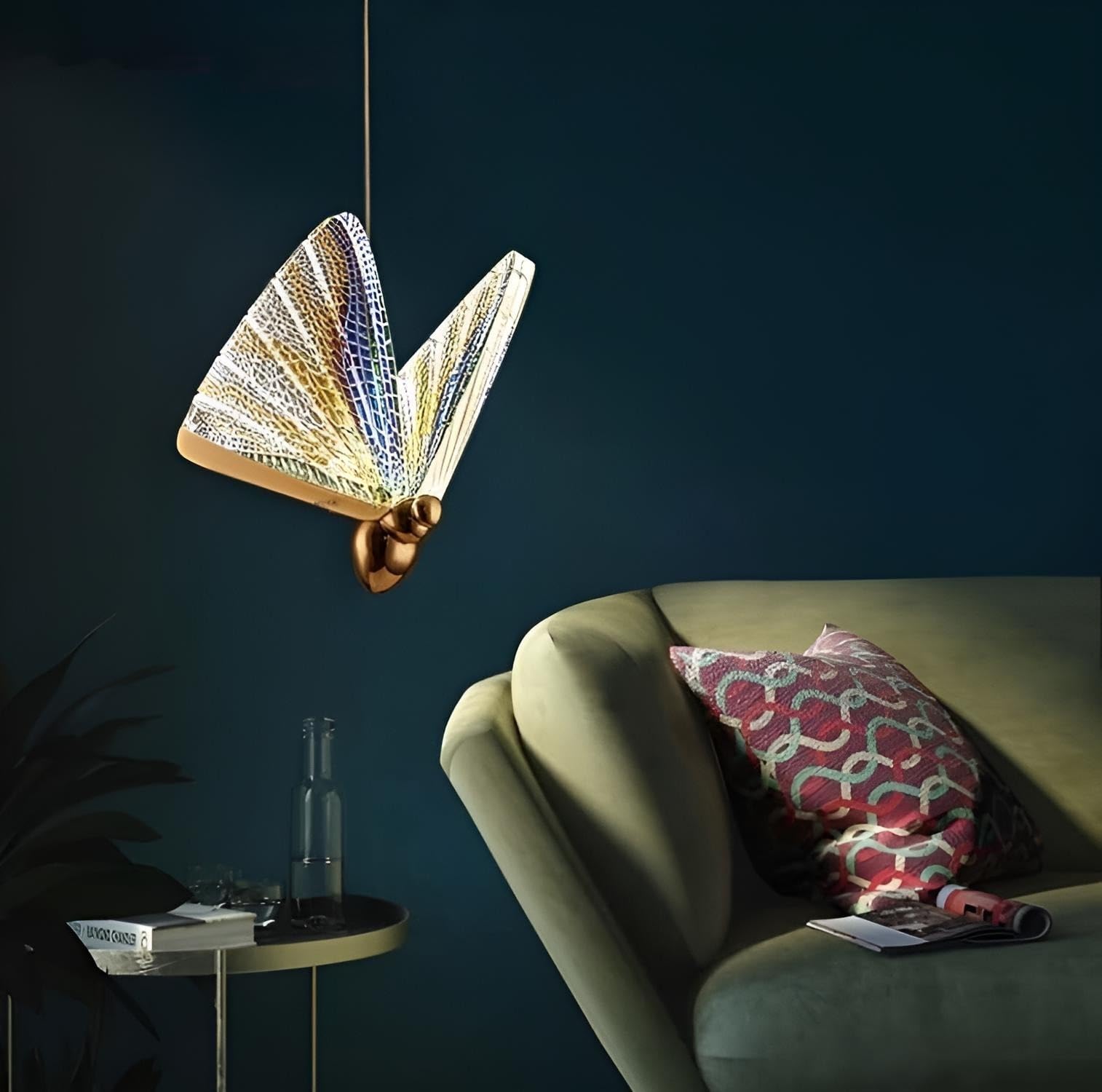 FILLISKA Colour Changing Pendant Light - FrenchGold -17