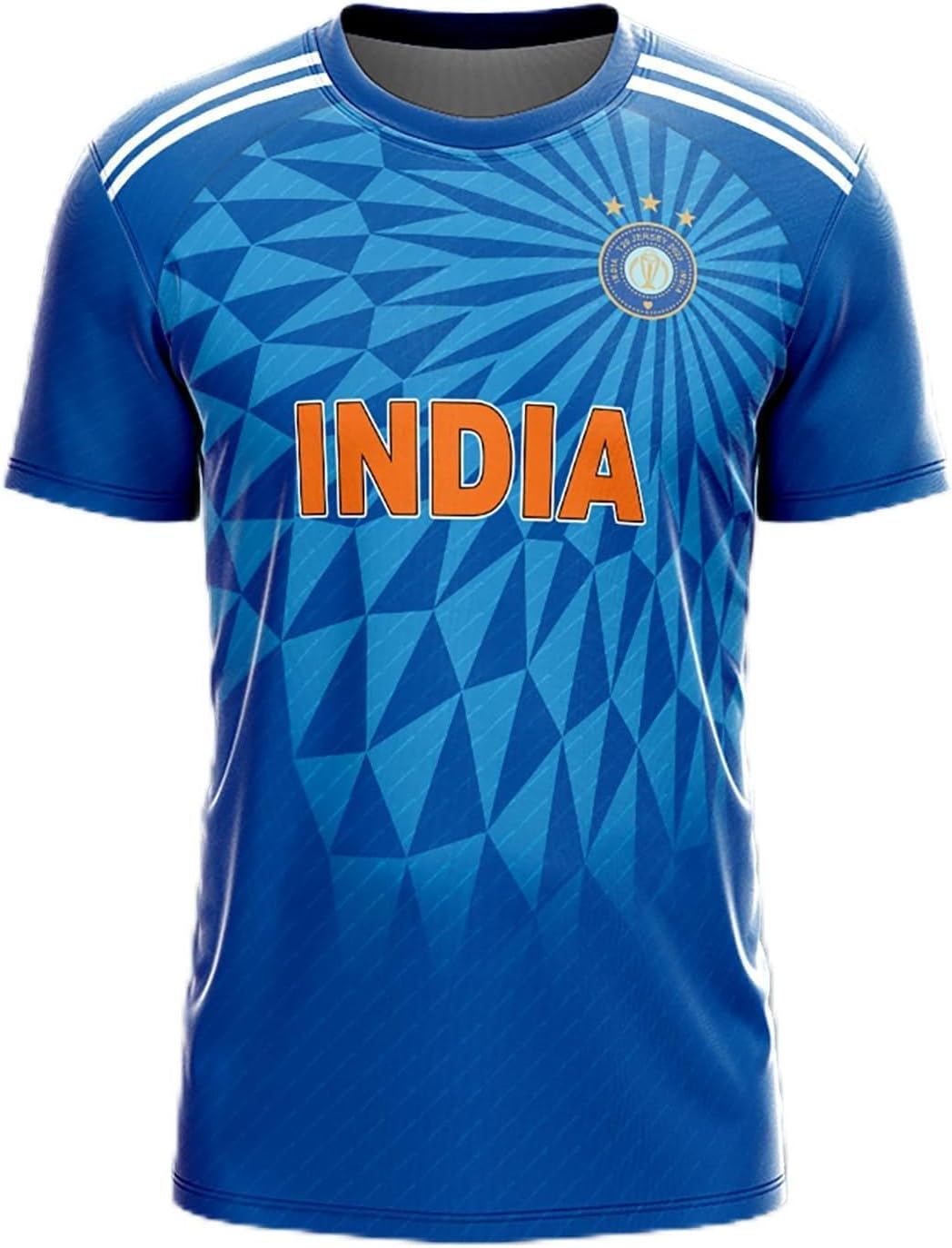 YOURJERSEY India T20 2023 Cricket Jersey โ Personalized with Custom Name & Number | Sizes for Kids, Men & Women