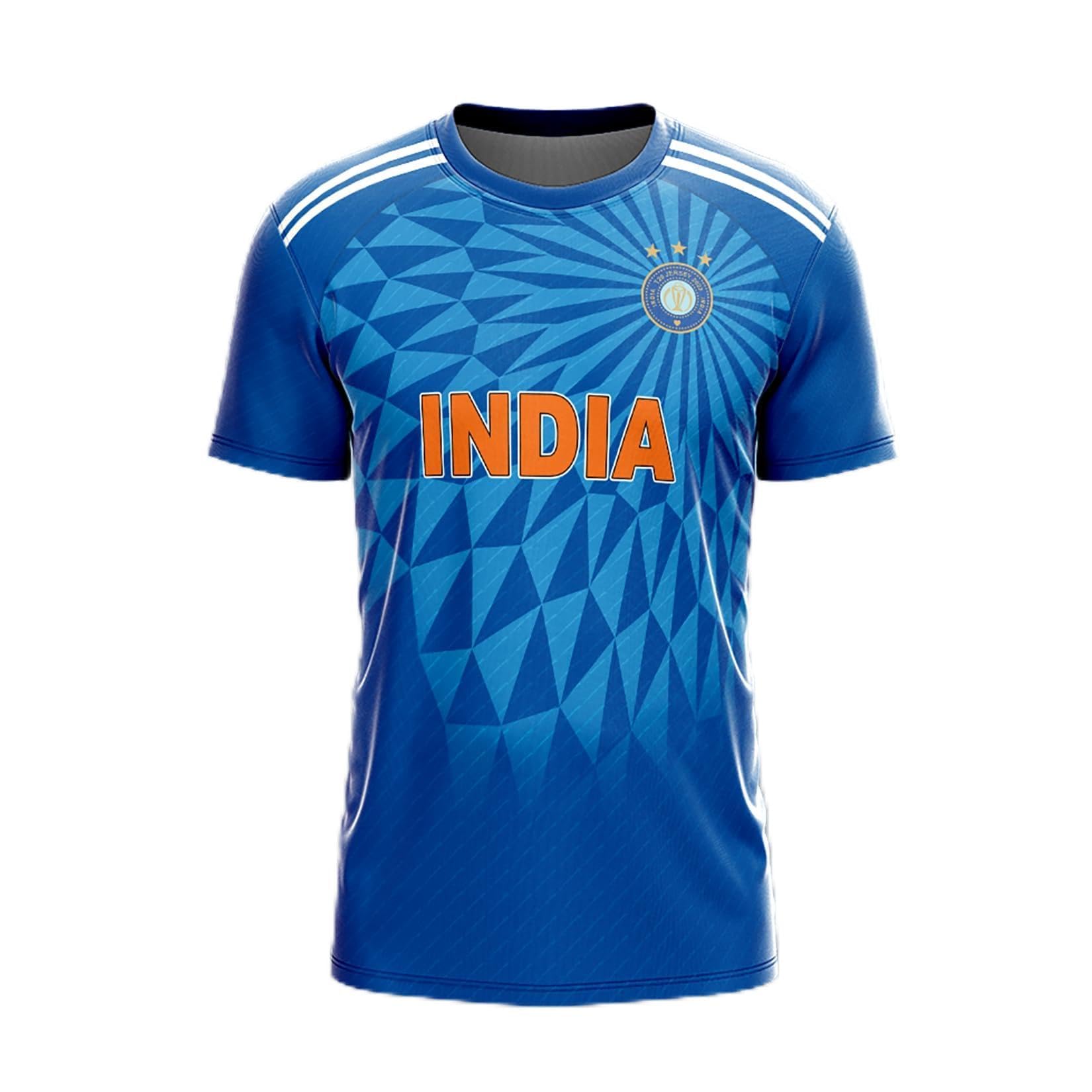 YOURJERSEY India T20 2023 Cricket Jersey – Personalized with Custom Name & Number | Sizes for Kids, Men & Women-picture-32