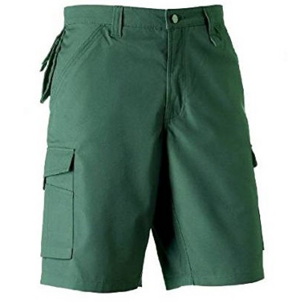 Russell Workwear Heavy Duty Cargo Shorts Teflon Green 30