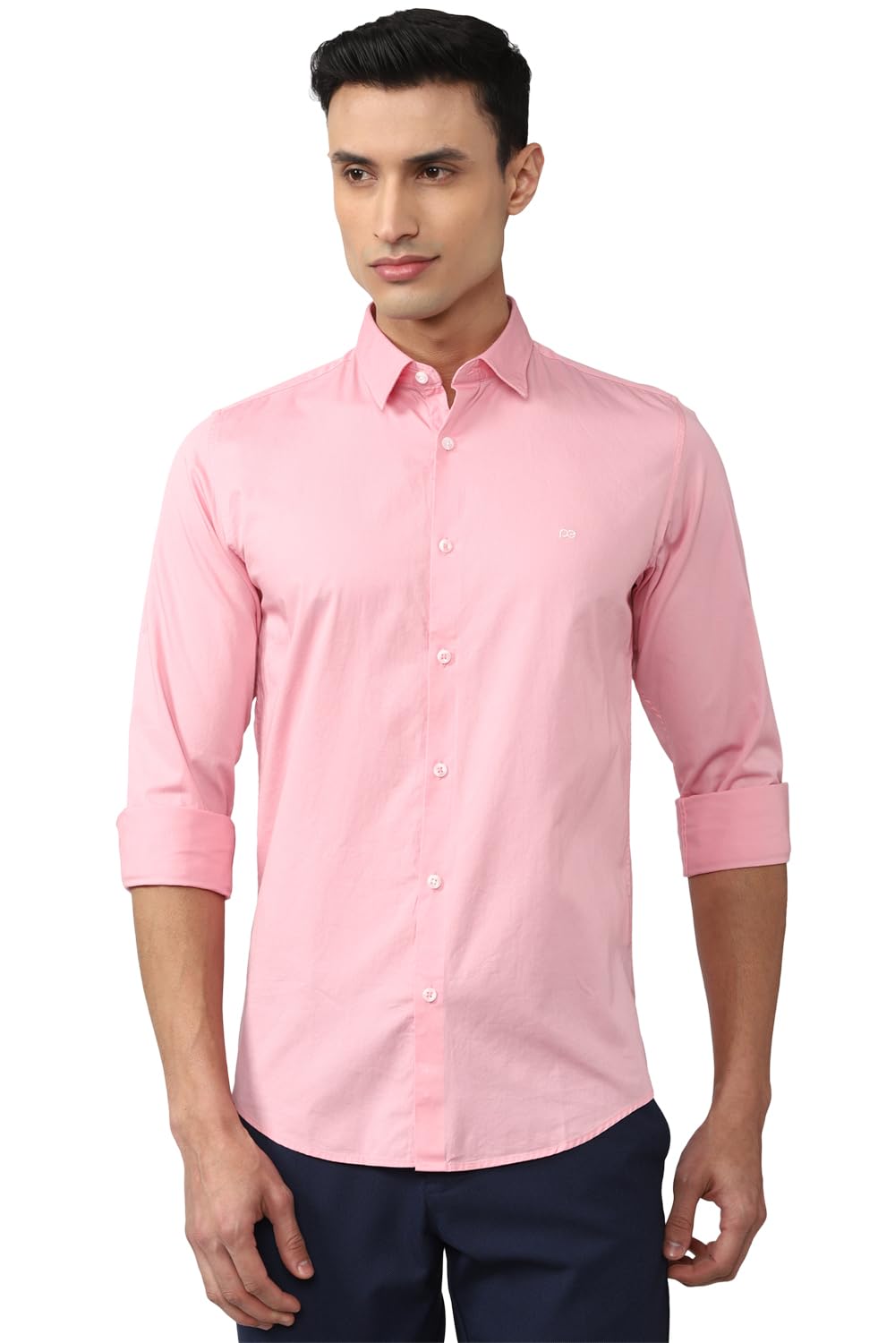 Peter England Men PCSFSSLPS14177 Western