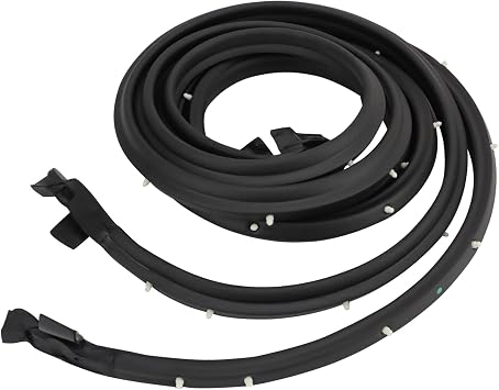 Door Weatherstrip Seal Compatible with 1965-1966 Buick Electra LeSabre Cadillac DeVille Eldorado 1966 Chevrolet Caprice Impala 1965 Pontiac Bonneville