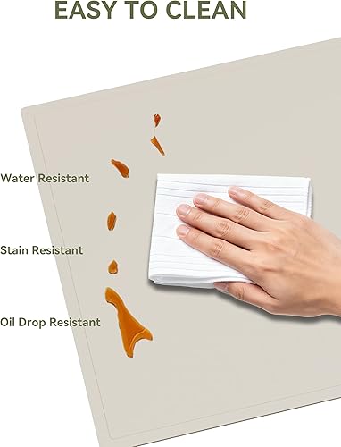 Miniatura 5 de Bandeja eléctrica para calentar alimentos, alfombrilla de nanomaterial premium con calefacción de superficie completa, 3 ajustes de temperatura,