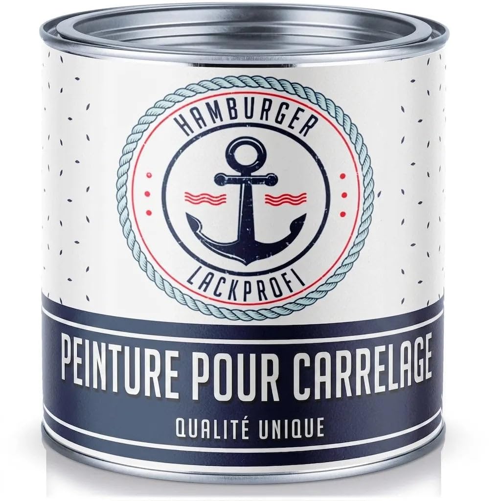 Peinture carrelage brillant gris ardoise RAL 7015 gris Peinture pour carrelage (1 L) Hamburger Lack-Profi