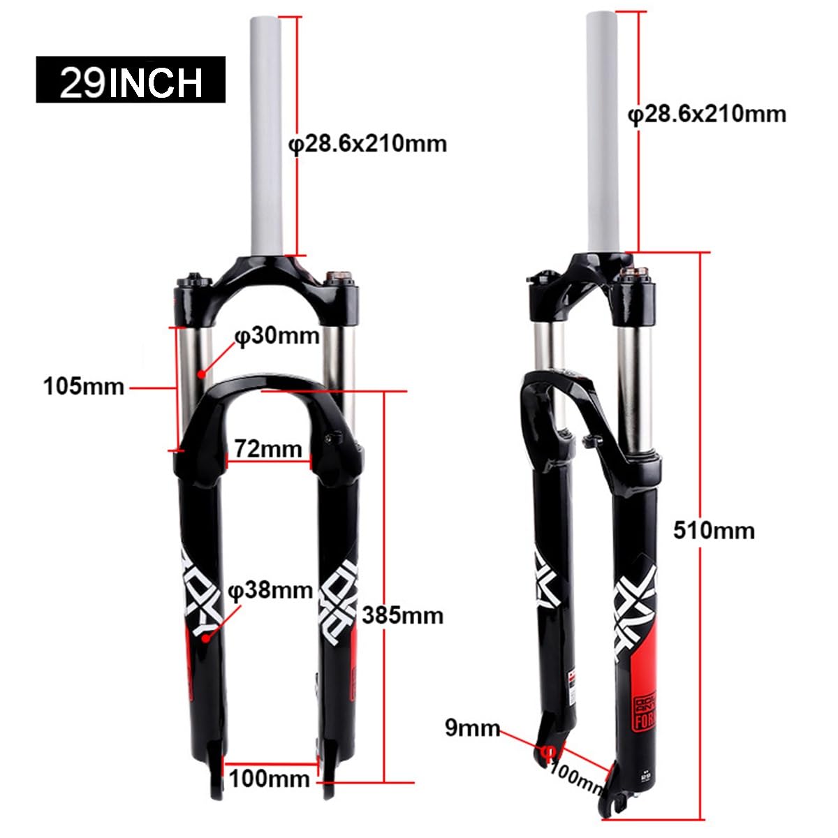 Amazon.co.jp: 26/27.5/29インチMTB自転車フロントフォークマニュアル