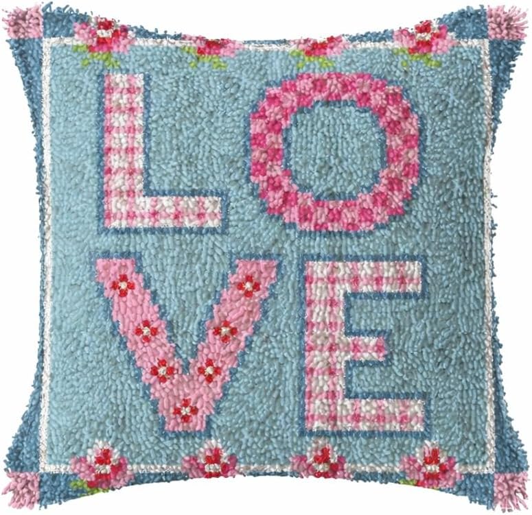 Set of Knotted Rugs for Kids and Adults, 43 cm x 43 cm