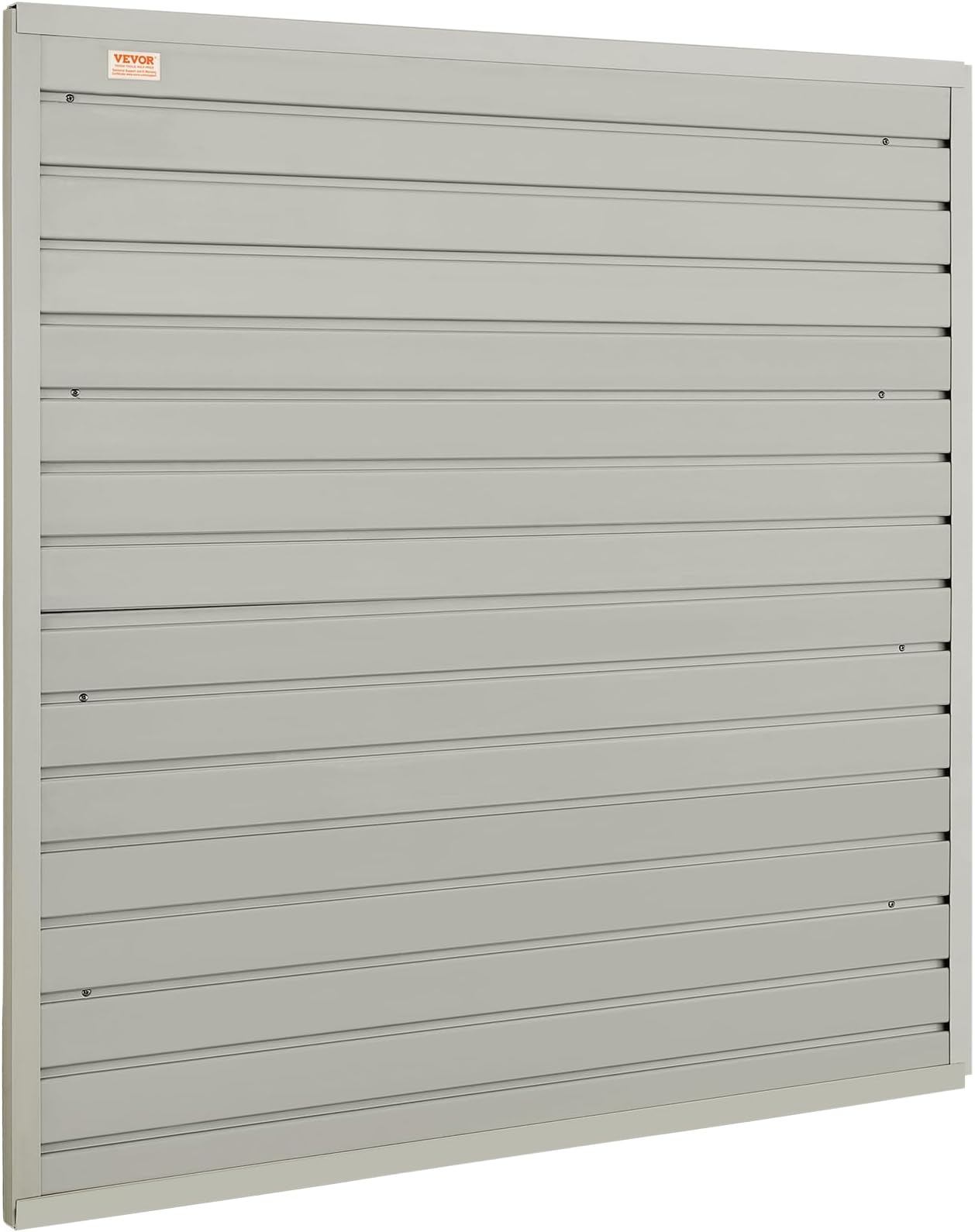 VEVOR Slatwall Panels, 4 ft x 1 ft Gray Garage Wall Panels 12"H x 48"L (Set of 4 Panels), Heavy Duty Garage Wall Organizer Panels Display for Retail Store, Garage Wall, and Craft Storage Organization
