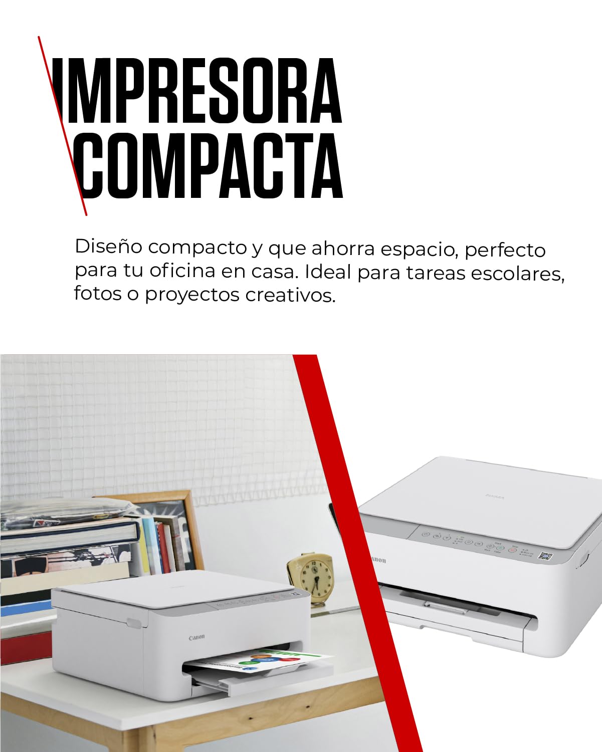 Canon PIXMA TS4151I - Impresora Todo en Uno con Conectividad Wi-Fi | Inalámbrica para Impresión Fácil Desde Tu Teléfono Inteligente PIXMA Print Plan