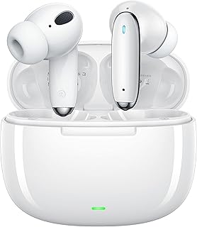 Wireless Earbuds Bluetooth Earbuds with Deep Bass Bluetooth Headphones Noise Cancelling Ear Buds 60Hrs Playtime in-Ear Earphones with Mic for iPhone/Android/Pods