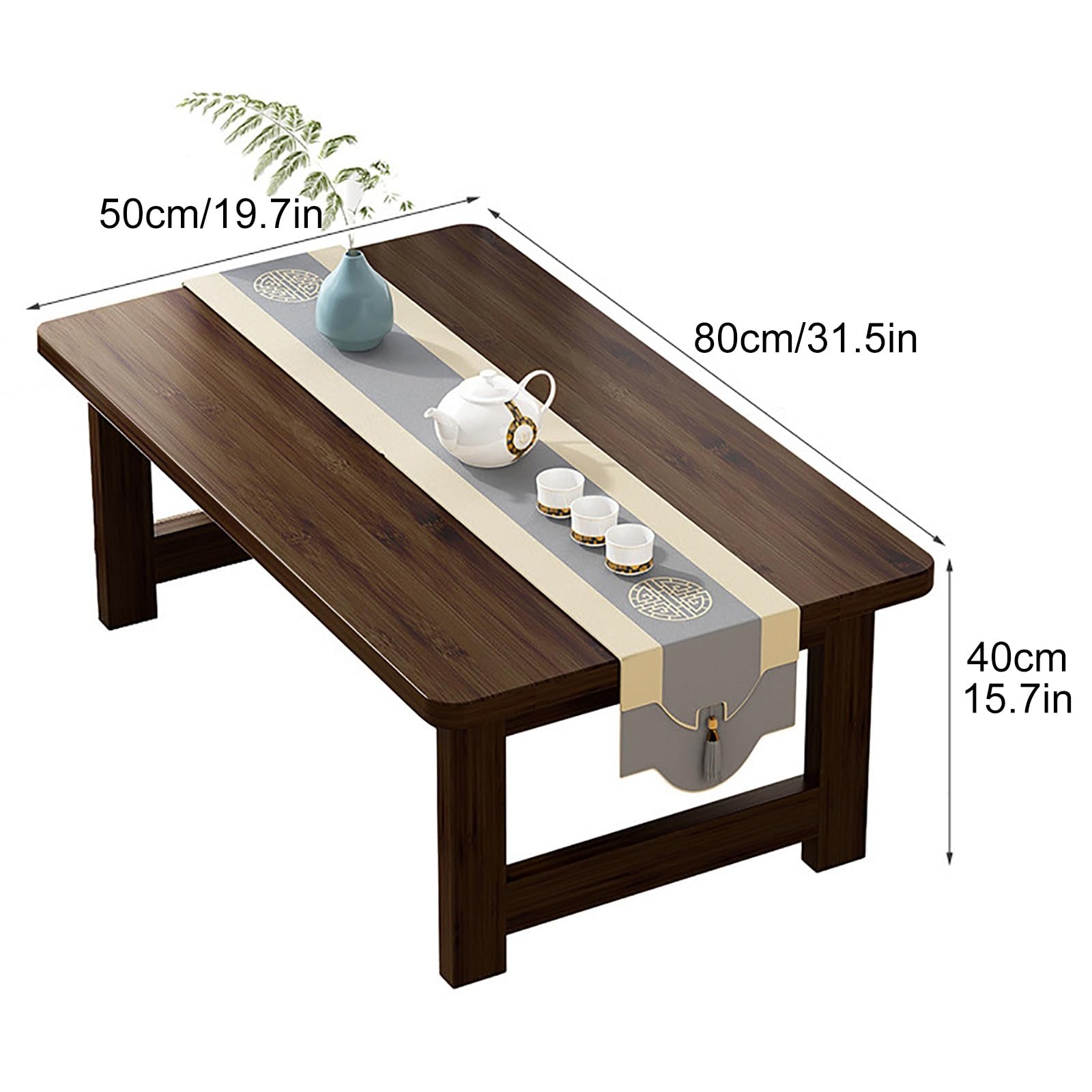 Amazon.com: ZDMZR Wood Folding Coffee Table, Japanese Floor Low