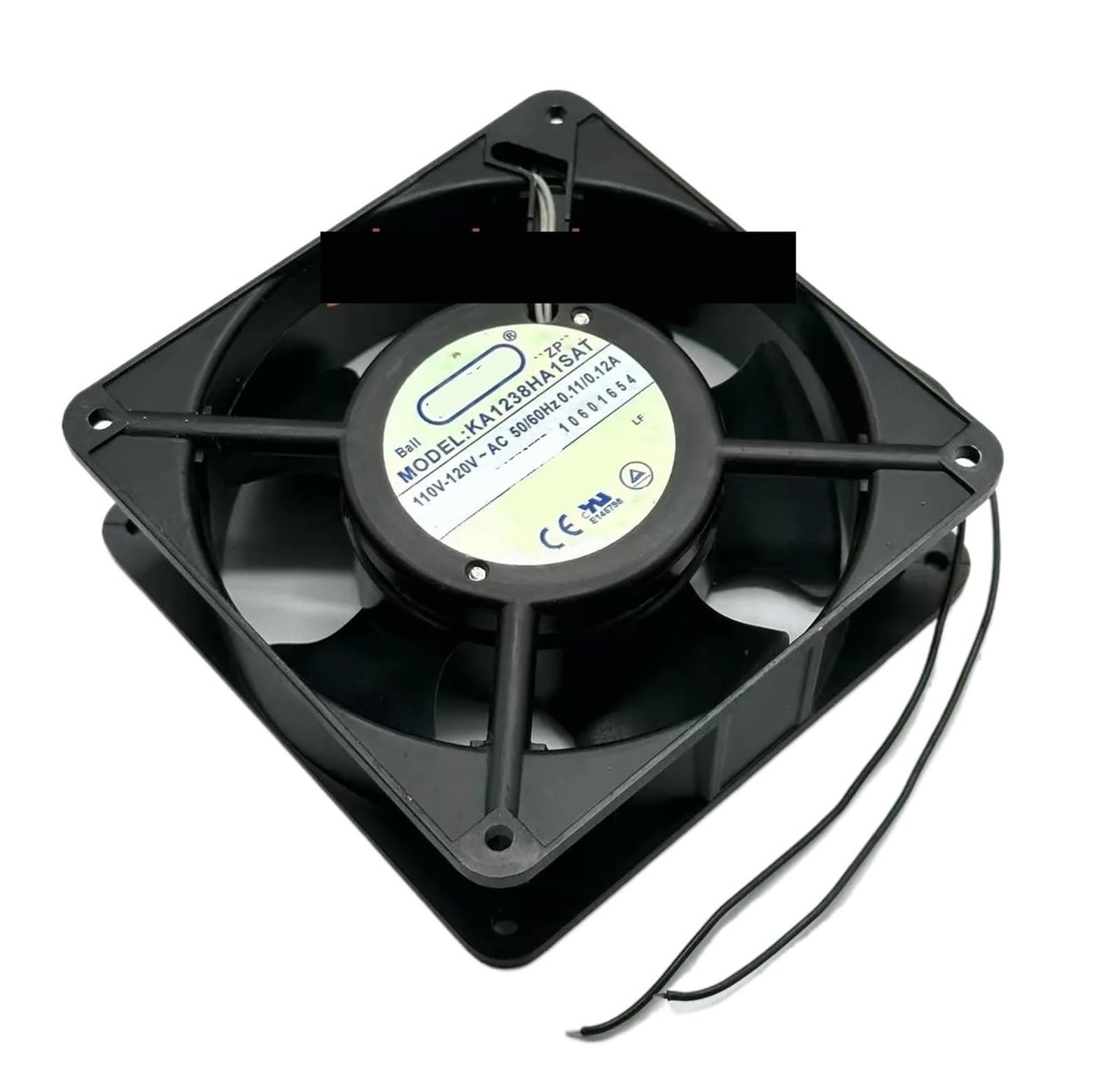YMUGUEGH KA1238HA1SAT AC 110V 120V 0.11A 0.12A 120x120x38mm 2-Wire Cooling Fan