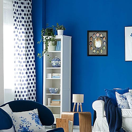 Miniatura 4 de Northland School Years - Marco de fotos K-12, collage ovalado clásico, marco de graduación para días escolares, económico, con capacidad para doce