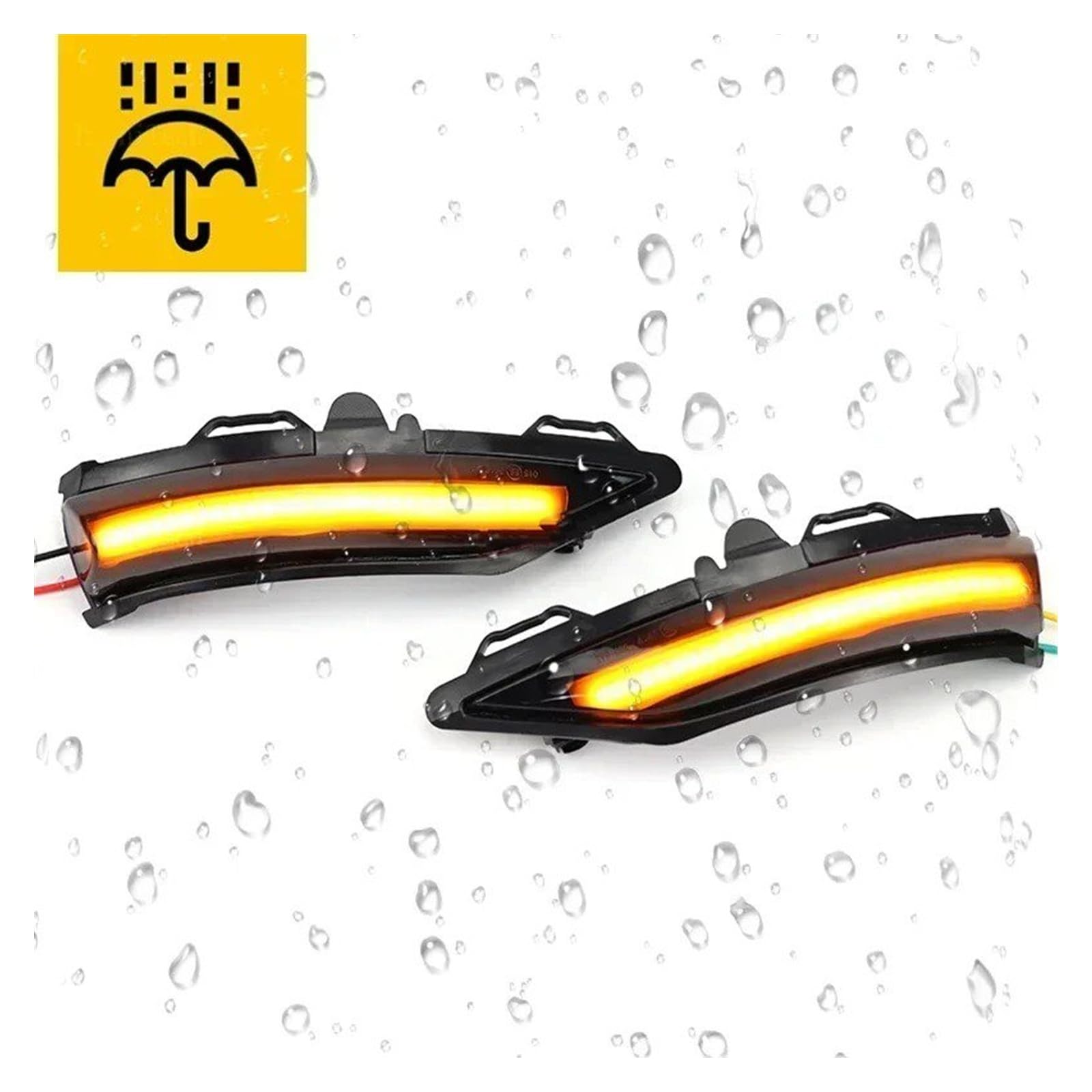 Freccia Specchietto Per Ford Per Fiesta ST Per Line Per MK8 Per Puma Per Crossover 2018-2023 Specchietto Laterale Dinamico A LED Lampeggiante