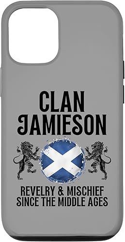 Funda para iPhone 13 Pro Jamieson Clan Scottish Family Name Scotland Heráldica