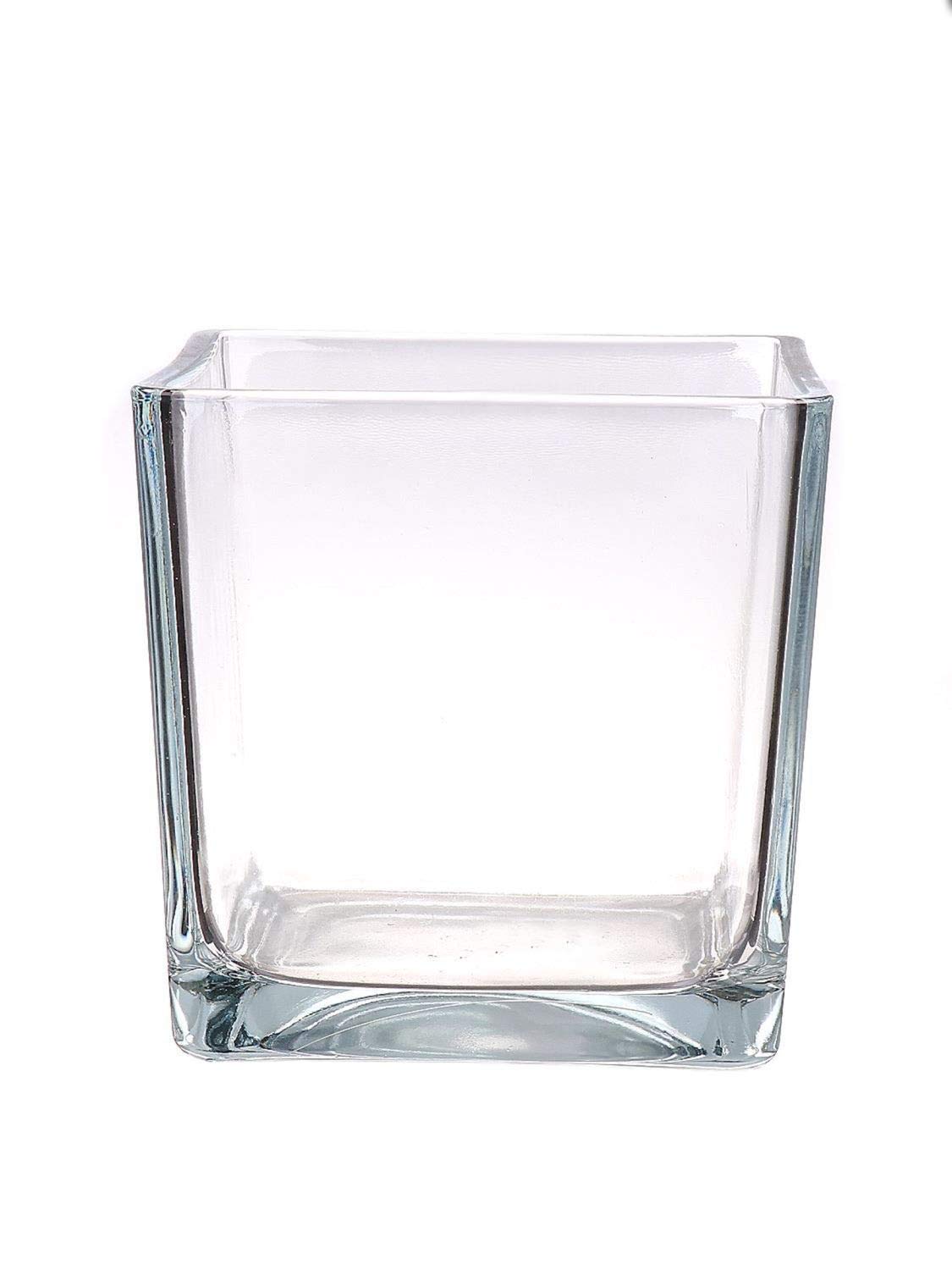 INNA-Glas Kim AIR plant pot, clear, 18x18x18cm