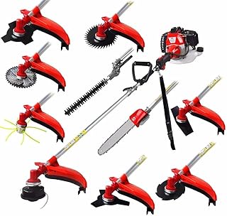 CHIKURA Multi 52CC 2-Strokes 10 in 1 Brush Cutter Grass Trimmer Weed Wacker Weed Eater Edger Lawn Tool