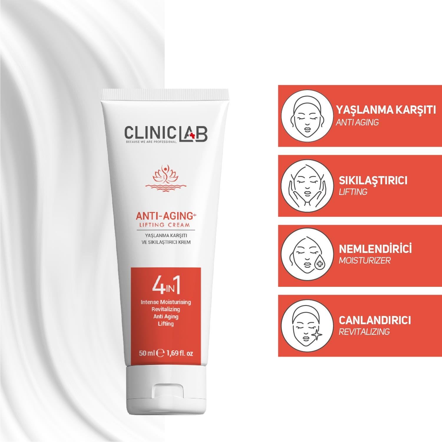 Clınıclab Yaşlanma Karşıtı Ve Sıkılaştırıcı Krem 50 Ml