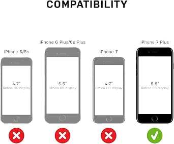 LifeProof Lifeproof FRE SERIES Waterproof Case for iPhone 7 PLUS (ONLY) - Retail Packaging - SECOND WIND (DARK GREY/SLATE GREY/LIME)
