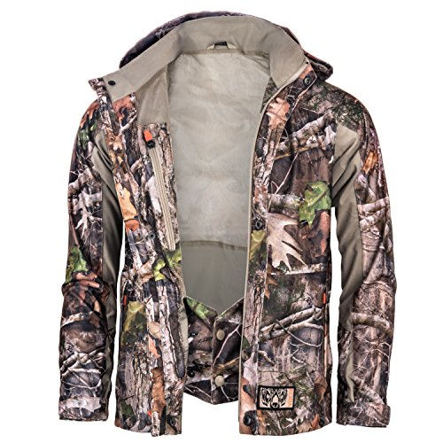 Koda Adventure Gear Kids True Timber Hardshell Camo Hunting Jacket, Kanati, S