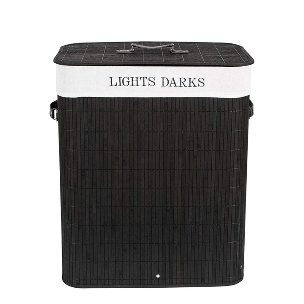 Bote de basura de bambú ZAW rectangular para cocinas y dormitorios 6