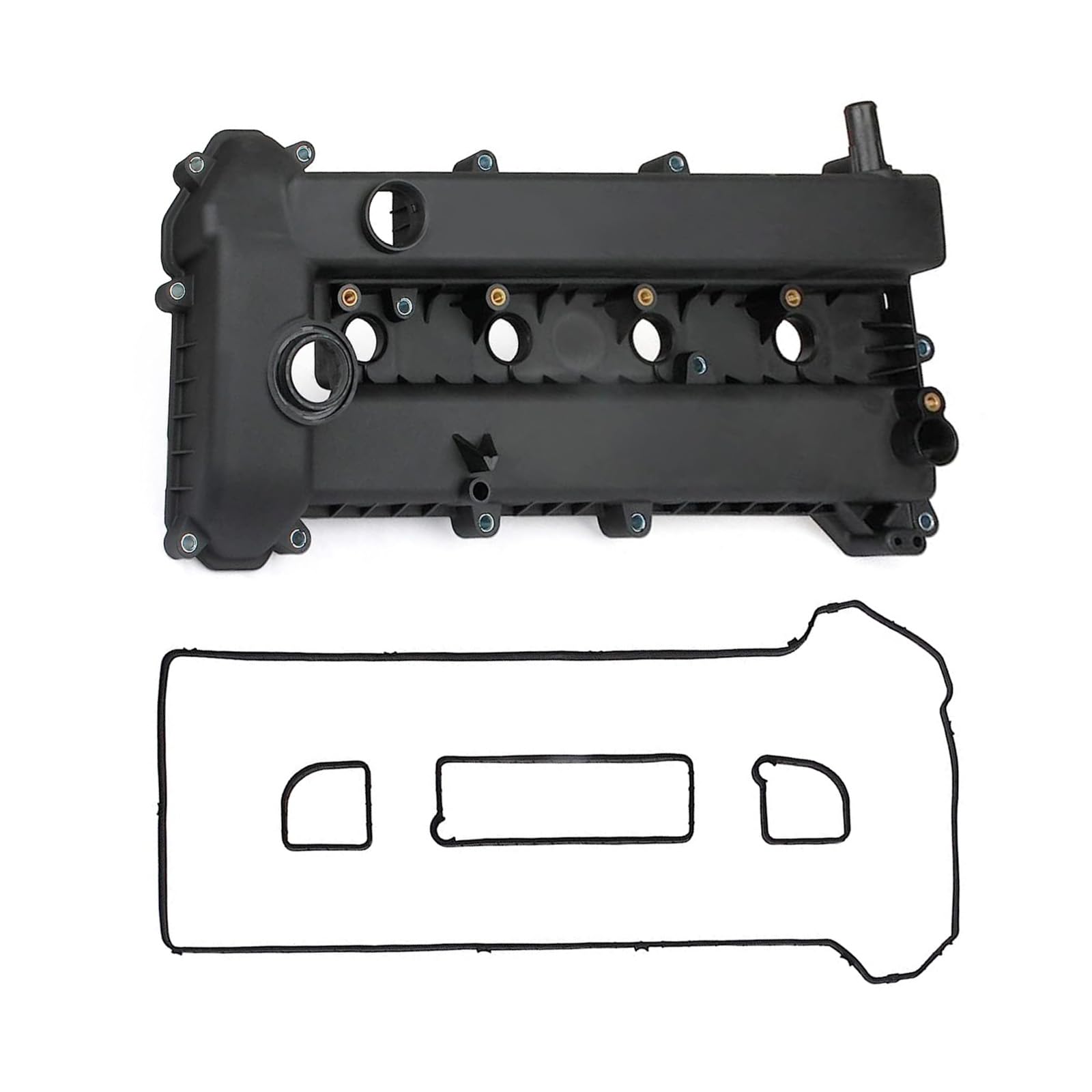 Engine Valve Cover with Gasket fits for Mazda 3 2.0L/2.5L 2010-2013, fits for Mazda 5 2.3L/2.5L 2009-2015, fits for Mazda 6 2.5L 2011-2013, fits for Mazda CX-7 2.5L 2010-2012, L502-10-210E L50210210E