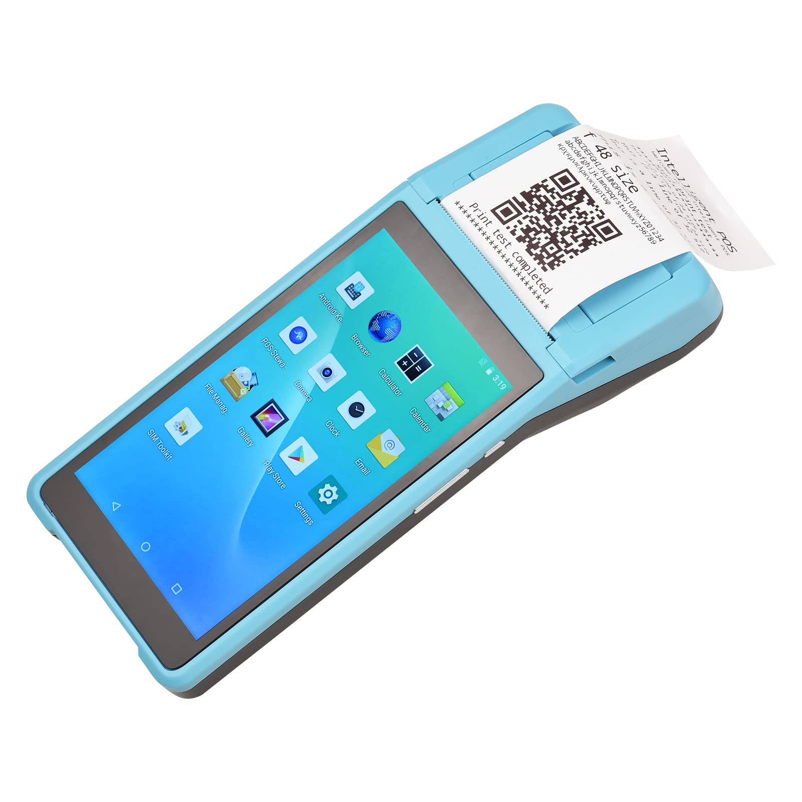 All in One Handheld PDA Printer Smart POS Terminal Wireless Portable Printers Intelligent Payment Terminal Function BT/WiFi/USB OTG/ 3G Communication/VIP Card Communication