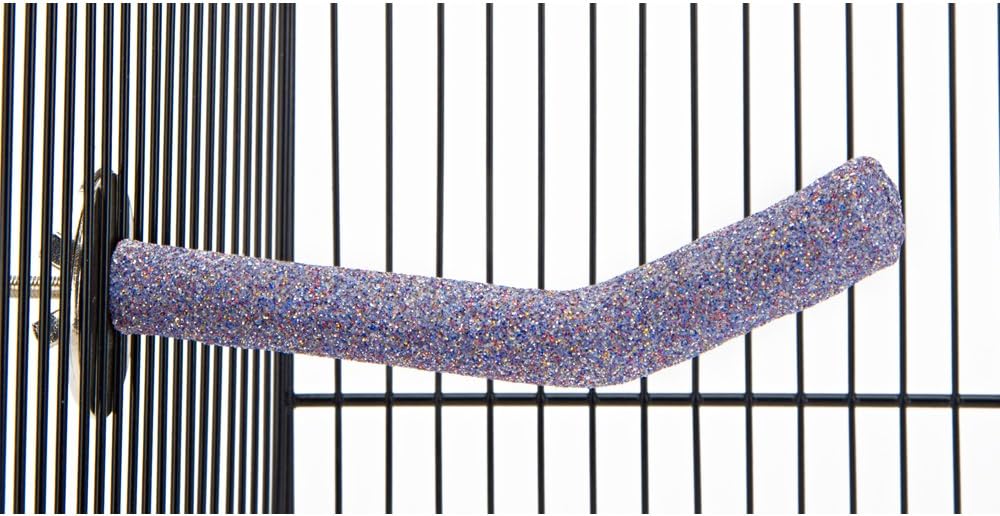 Penn Plax Long Sparkler Bird Perch, 5-Inch
