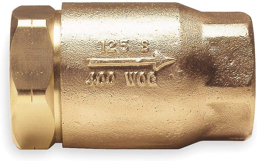 Apollo 1" Ball Cone Spring Check Valve, Bronze, FNPT Connection Type - 6110501
