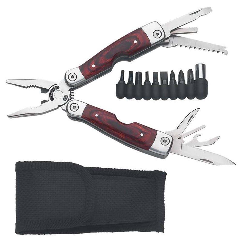 Maxam 11-in-1 Multi-Tool with 9 Interchangeable Bits, Wood and