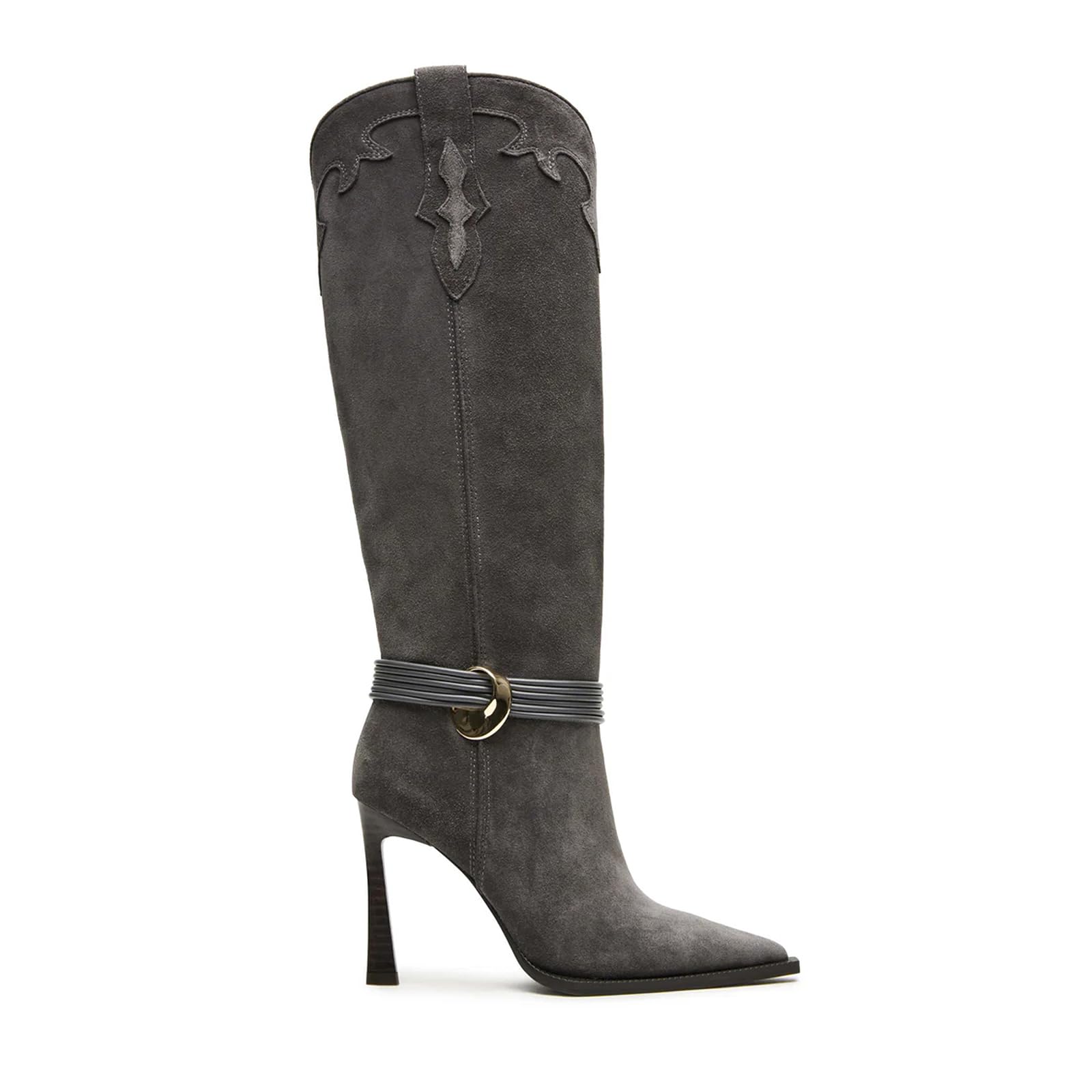 Knee High Boots for Women Pointed Toe Tall Boots Stiletto Heel Pull On Long Boot Fashion Dress Party