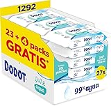 Dodot Toallitas Aqua Pure para Bebé, 99% agua