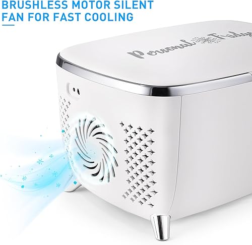 Miniatura 4 de Mini refrigerador personal de 6 litros para el cuidado de la piel, refrigerador cosmético, refrigerador portátil de maquillaje para productos de
