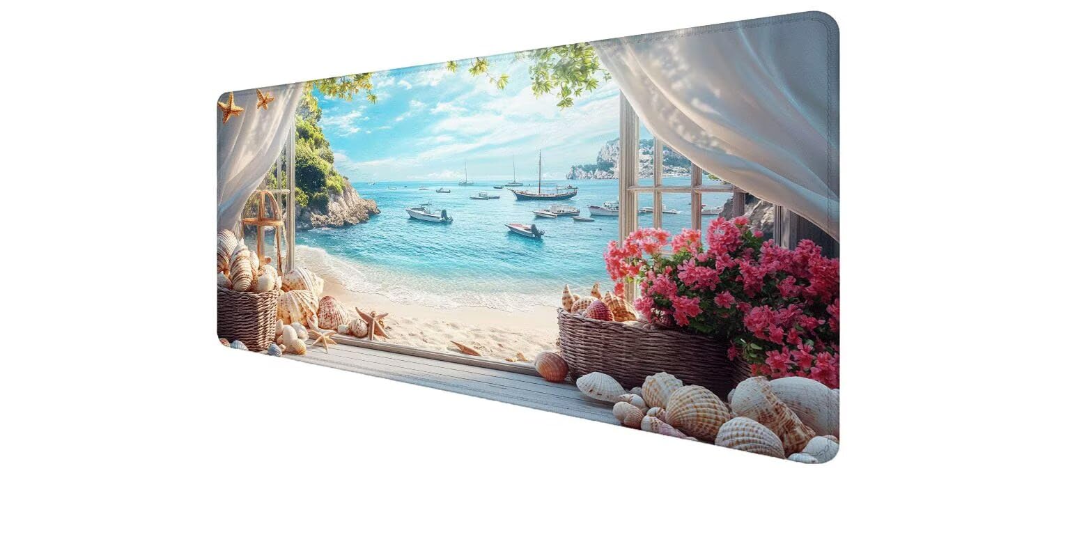 Tapis de souris gaming XXL grand format caoutchouc antidérapant - 8