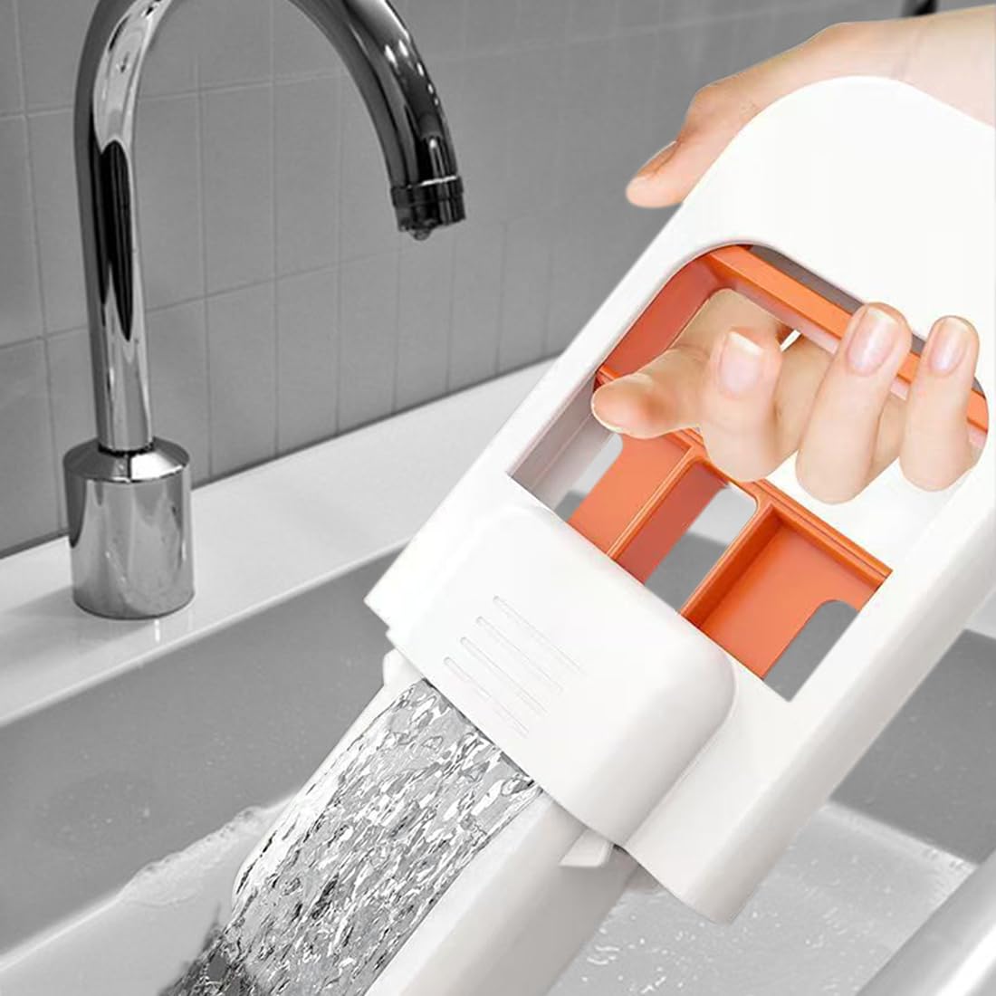 Mini Fregona Plegable Sin Lavado a Mano, 1 Mopa de Limpieza con 1 Cabezal de Recambio, Absorbente para Limpieza en Seco y Húmedo, Ideal para Cocina, Baño, Escritorio y Coche