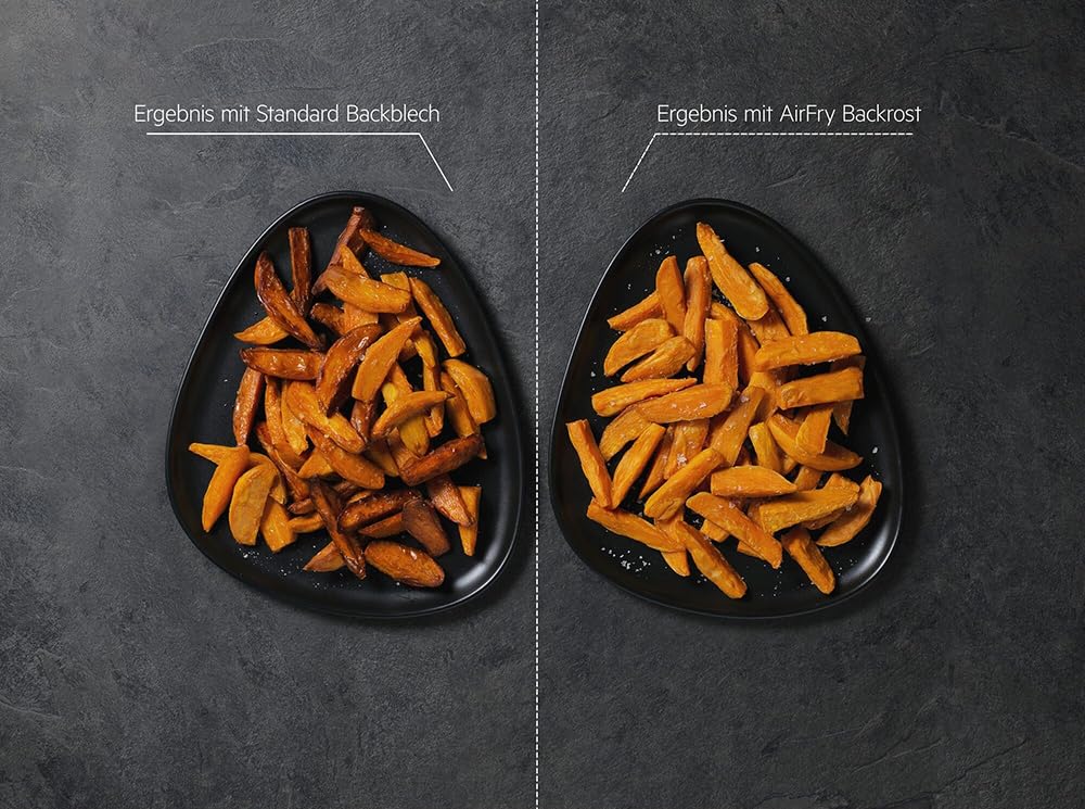 AEG AirFry Backofenrost, Backblech für schonendes frittieren ohne Öl, optimale Luftzirkulation mit Heißluft, knuspirg geröstetes Gemüse & knackige Pommes, COTAIRRACK, BxTxH: 46,8 x 38,2 x 2,4 cm